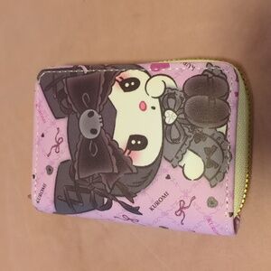 Hello Kitty Kuromi Wallet card holder nwot